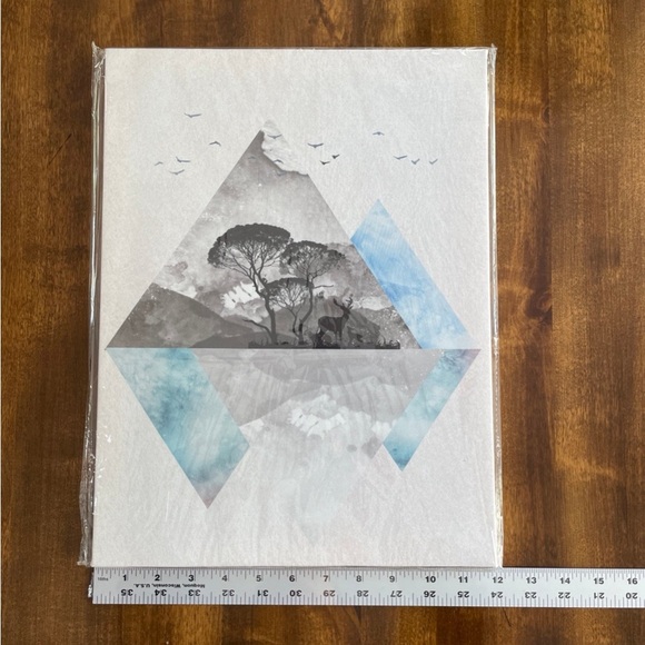 Watercolor Canvas Scenery Deer Pictures‎ Art Decor (3) - Picture 7 of 8